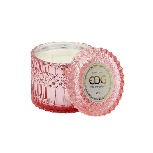 Candela Crystal New rosa Ø11x10.5cm EDG Enzo De Gasperi