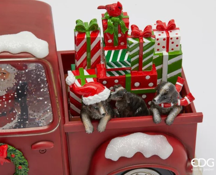 Decoro Pick-up con Babbo Natale EDG - Enzo De Gasperi