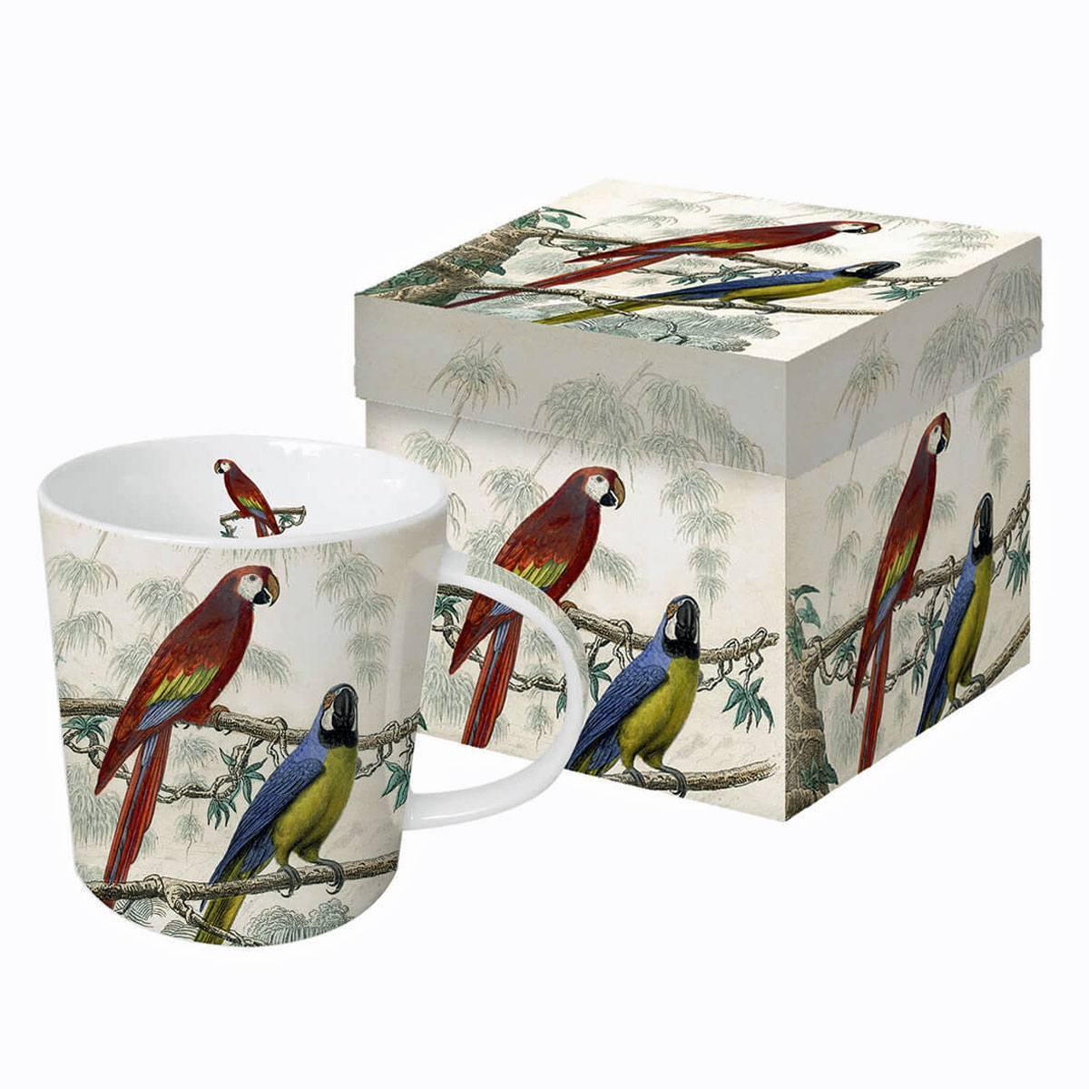 Mug Antique Parrots PPD