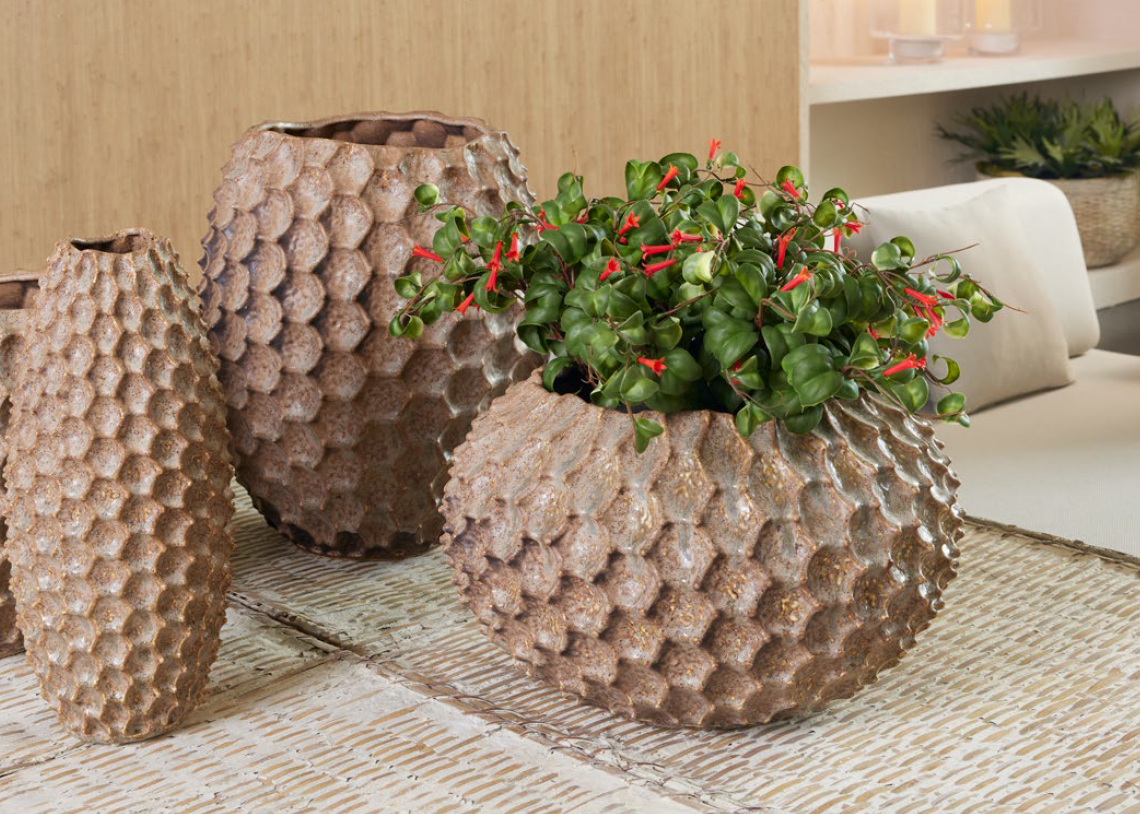 Vaso Chakra Scaglie in ceramica EDG - Enzo De Gasperi