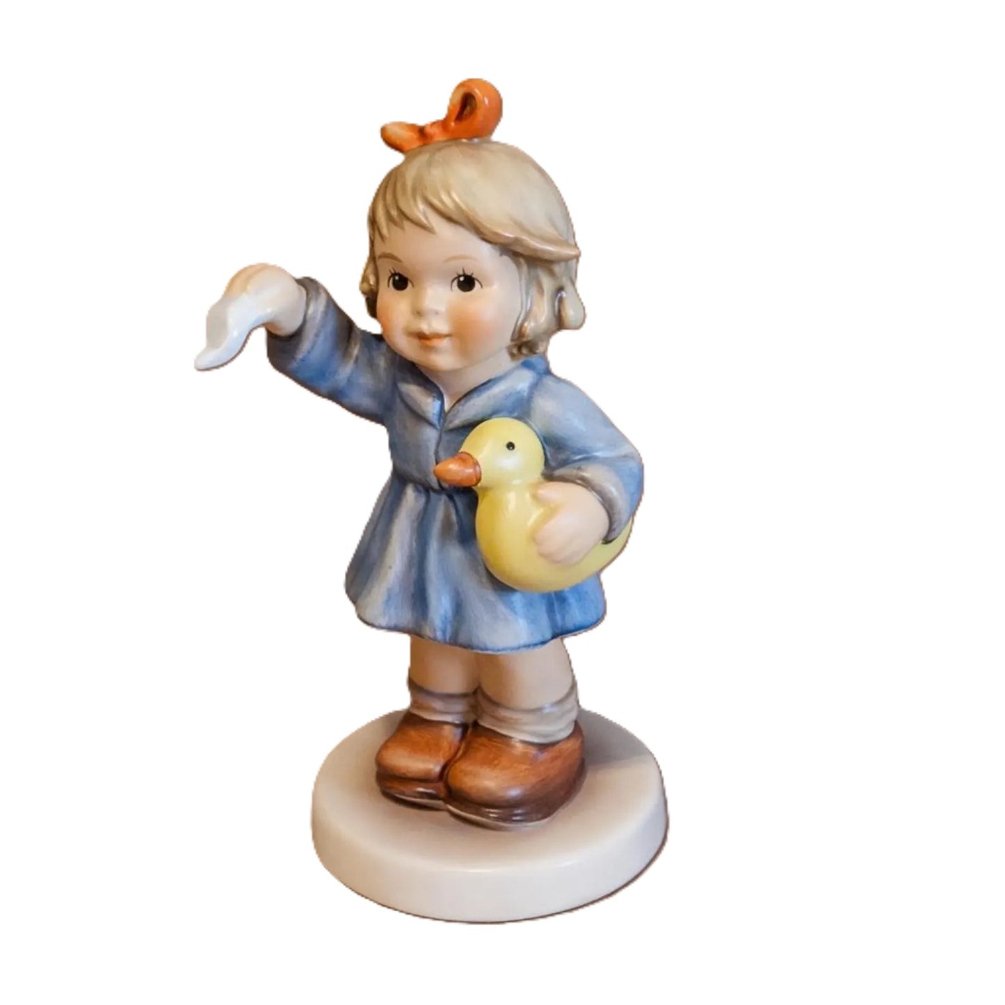 Figurina Wait for Me Edizione Speciale M.I. Hummel Club 2002-2003 in Porcellana H. 10,8 cm Goebel