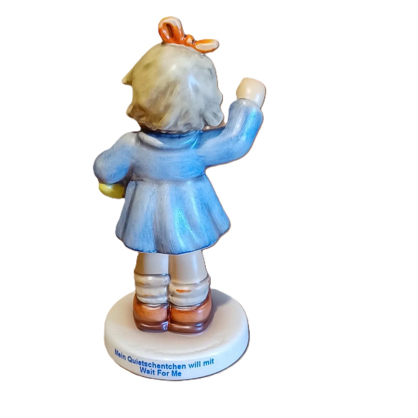 Figurina Wait for Me Edizione Speciale M.I. Hummel Club 2002-2003 in Porcellana H. 10,8 cm Goebel