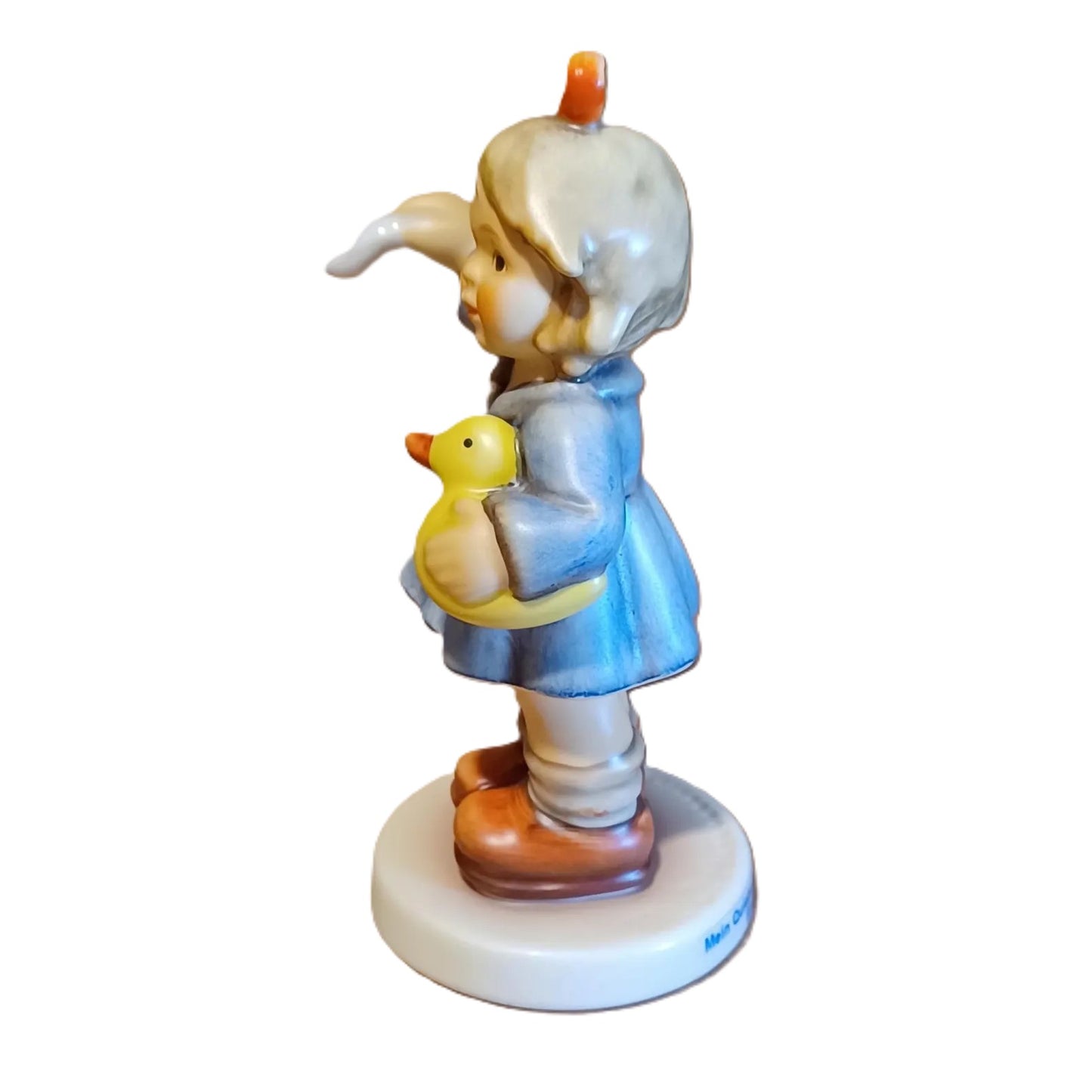 Figurina Wait for Me Edizione Speciale M.I. Hummel Club 2002-2003 in Porcellana H. 10,8 cm Goebel